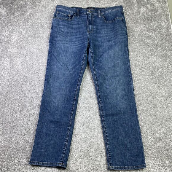 Lucky Brand Jeans Men’s 34X29 Blue 223 Straight Mid-Rise Dark Denim Preppy - Picture 1 of 13